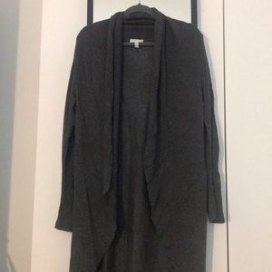 Leith Grey Open Cardigan, Size S